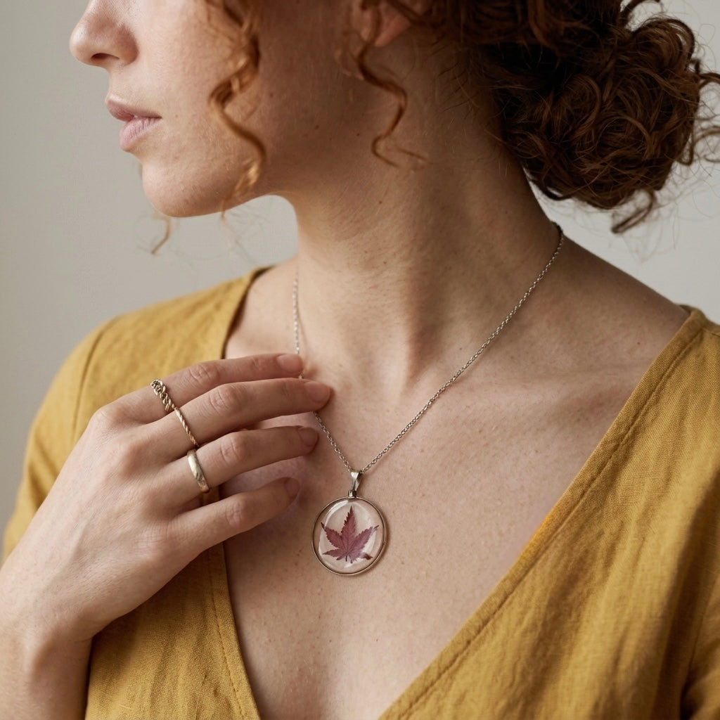 Equinox Ember Maple Pendant - Unisex