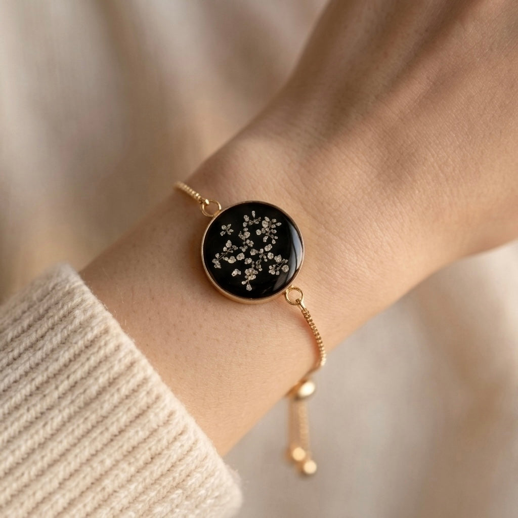 Mini Annes Lace Black Bracelet