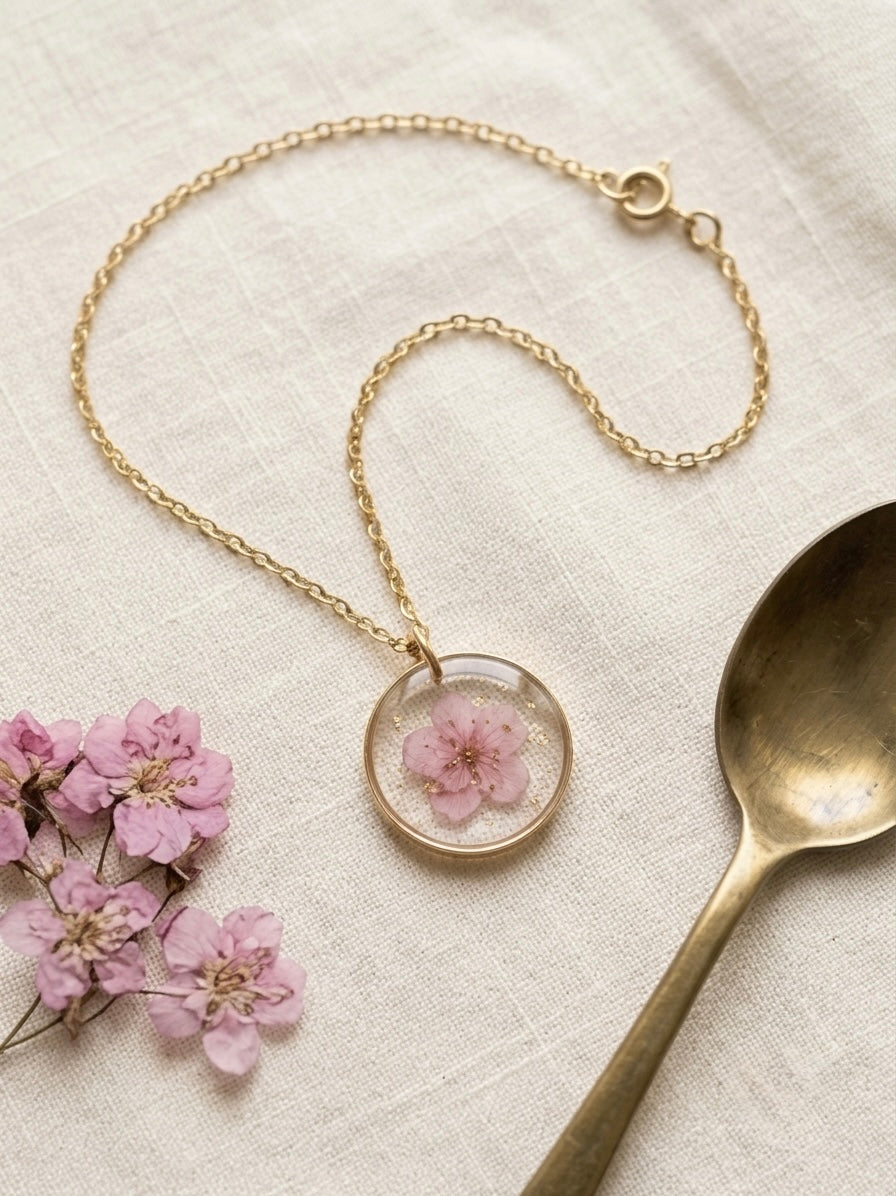 Springtide Perseverance Pendant (Pink)