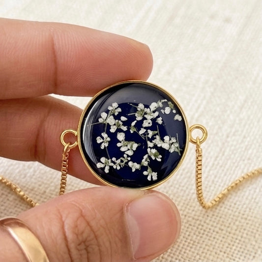 Mini Annes Lace Navy Blue Bracelet