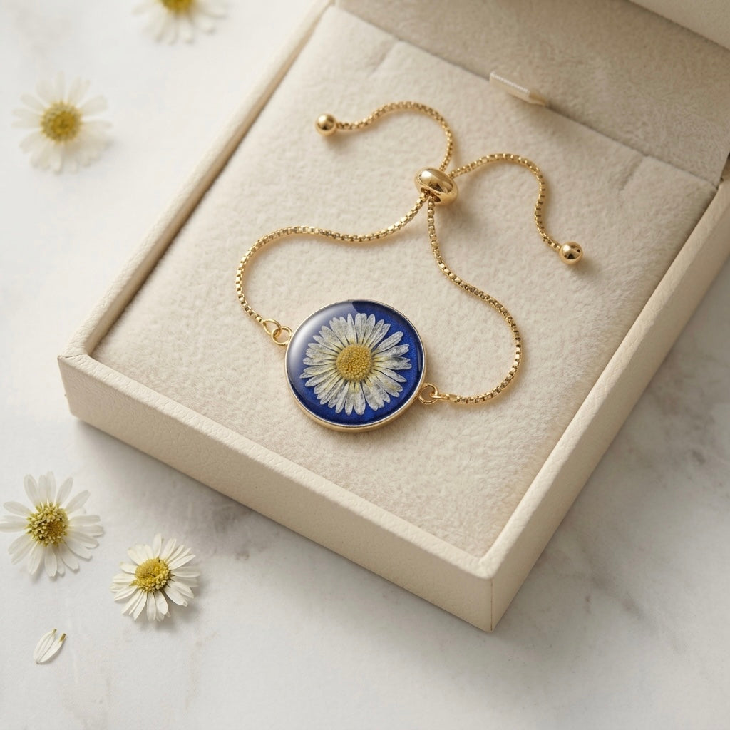 Aster Gold Bracelet (Purple)