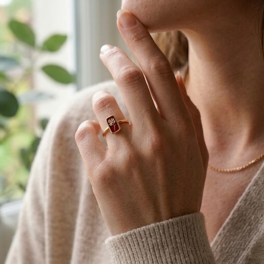 The Ruby Meadow Ring